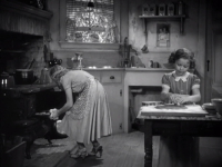 Shirley making cookies