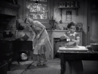Shirley making cookies