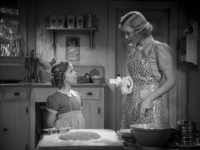 Shirley making cookies