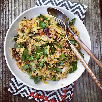 orange-scented bulgur pilaf