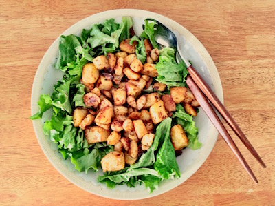 batata e nabo assados