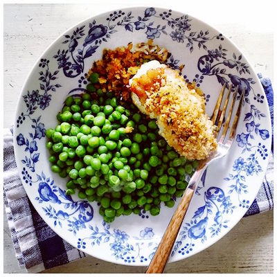 isca de peixe crocante